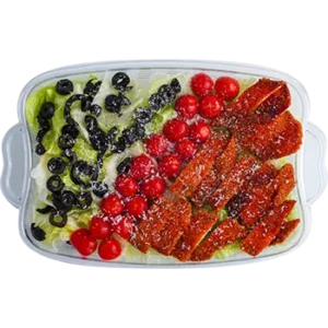 سالاد سزار با مرغ سوخاری